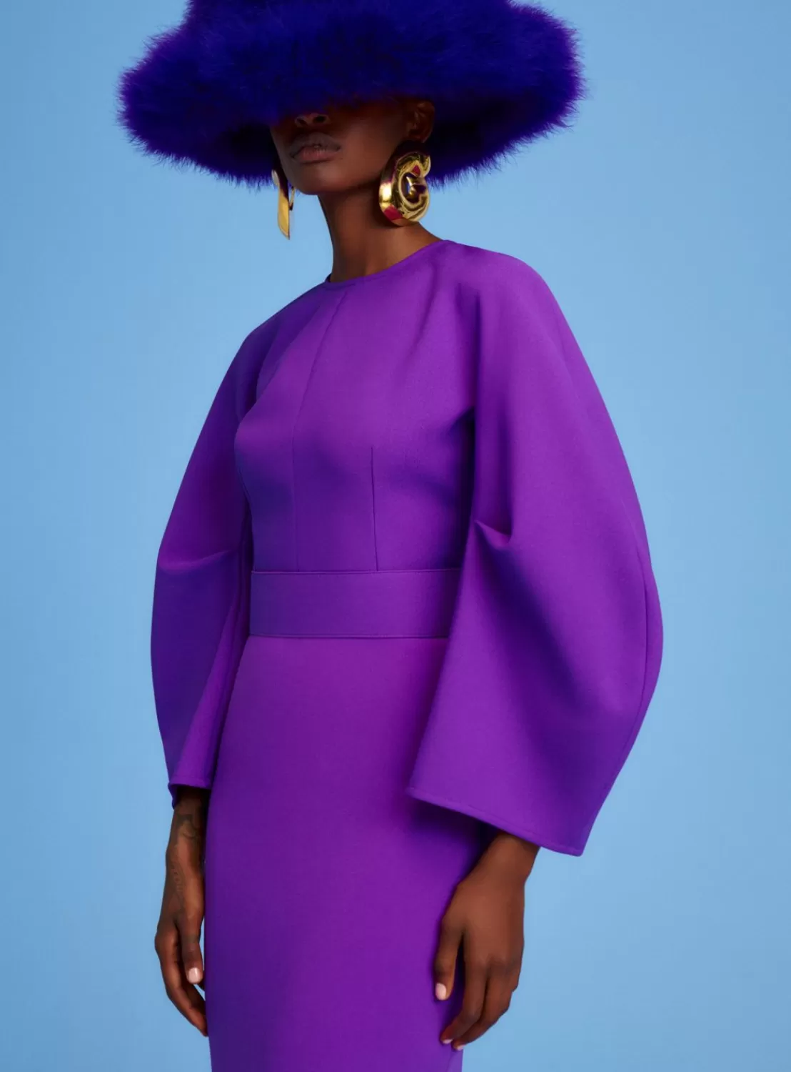The Allegra Maxi Dress In Purple^Solace London New