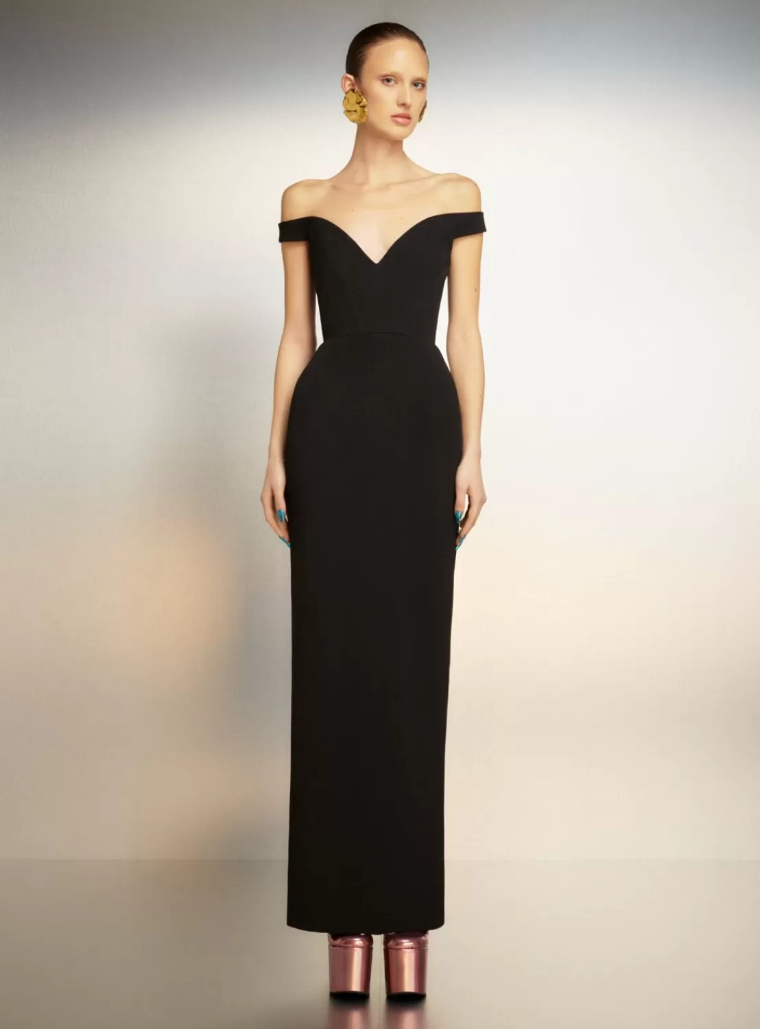 The Amelia Maxi Dress In Black^Solace London Fashion