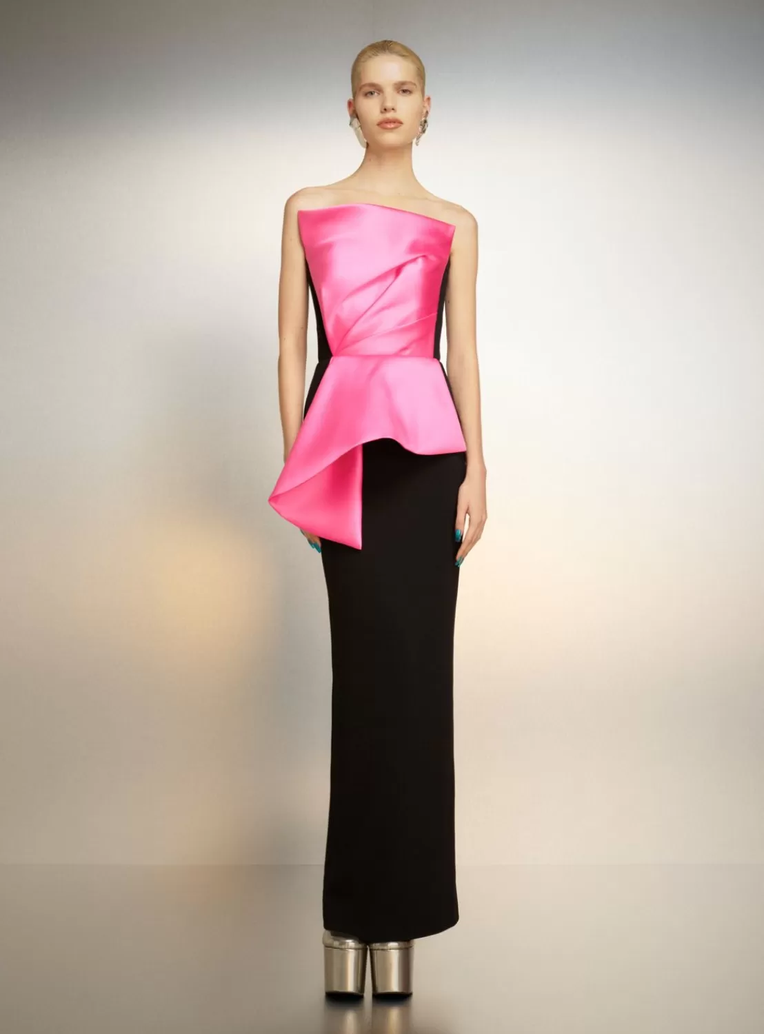 The Zuri Maxi Dress In Pink And Black^Solace London Best